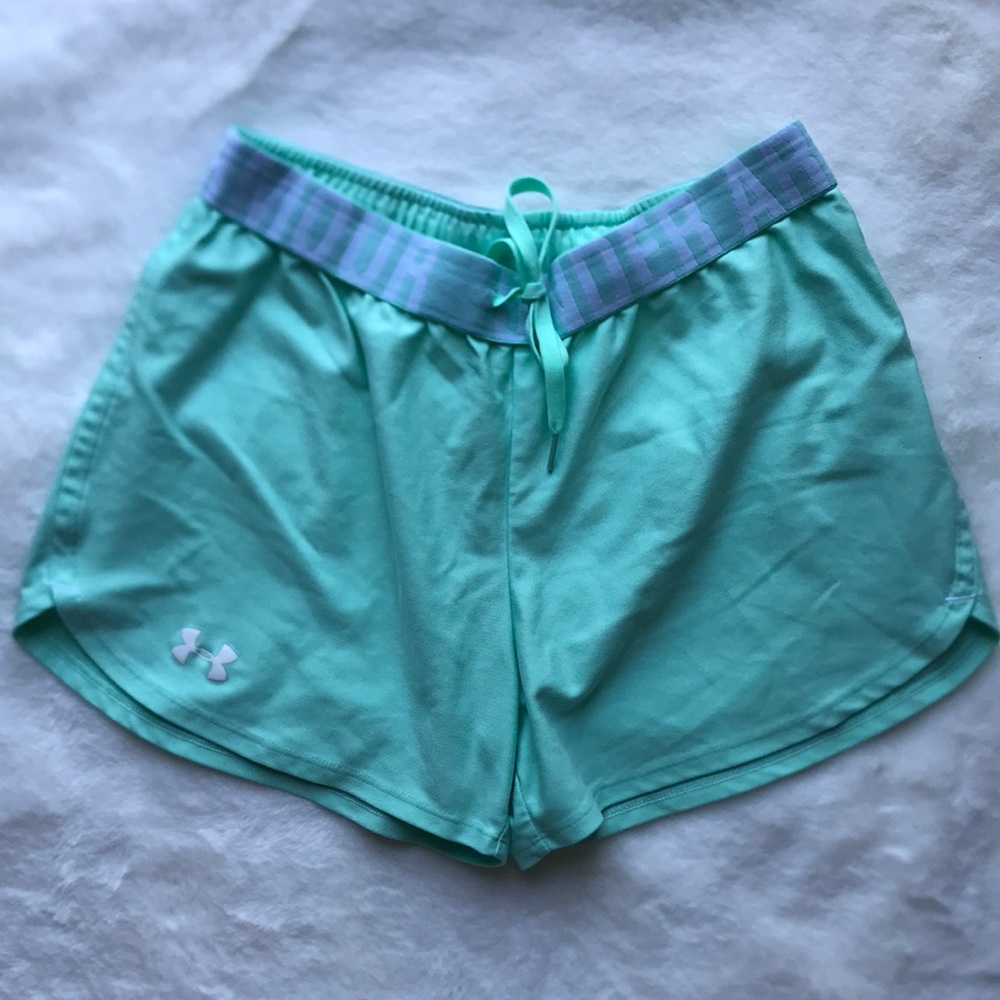 Under Armour: Mint Green Shorts